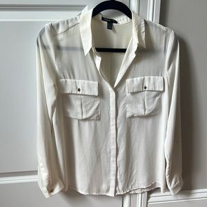 White Button down shirt